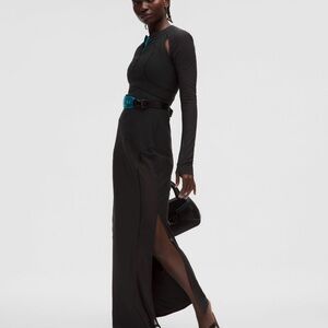 Lululemon x SLNSH Collection 
Mesh Cutout Long-Sleeve Dress size 8